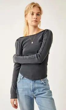 Free People Unapologetic Long Sleeve Tee