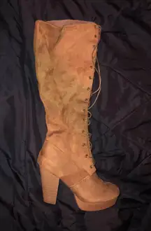 Brown Knee High Boots