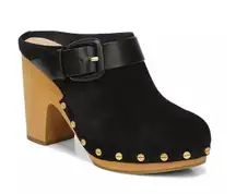 Dacey Suede Clogs Black Size 6