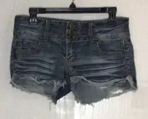 1stKiss Extremely distressed shorts