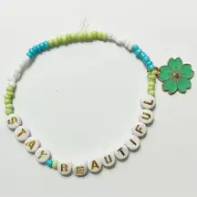 Tour Friendship Bracelet Stay Beautiful Debut with Charm