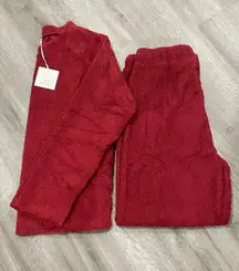 Fuzzy fleece 2pc Matching lounge set