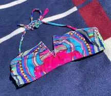 multicolored tribal bandeau bikini top
Hana Hoffman 
Women’s M medium