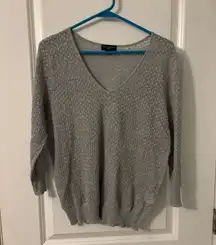 Sparkly Light weight V-Neck Sweater, Sz LP, NWOT