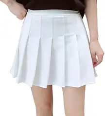 High Waisted Pleated Skirt