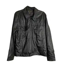 MD Shiny Black Bogari Studio Moto Jacket