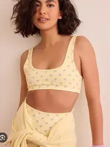 AS Revival Power Bow Gingham Sports Bra & Biker Shorts Set 