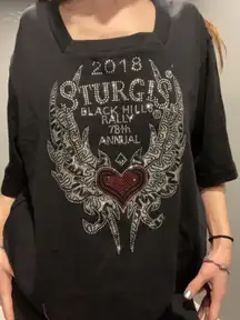 bedazzled sturgis tee 