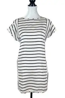 Marie Oliver Jenni Striped Silk Shift Dress XXS