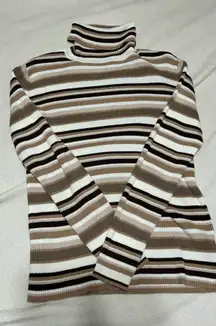 Relativity Brown Vintage Turtleneck