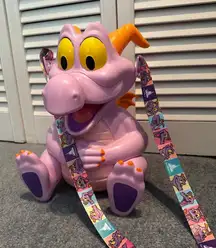 Disney  Figment Epcot Festival of the Arts 2022 Popcorn Bucket New with Lanyard