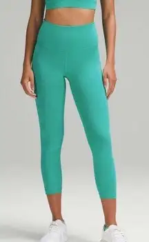 Lululemon NEW!  Size 4 WUNDER TRAIN HR Crop 23” Kelly Green Leggings $88