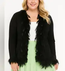 Vintage Nygard Collection Feather Bow Sweater 90s y2k clueless style summer boho