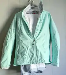 Columbia 3pc Bugaboo Omni-Heat Insulated Ski Pants & Mint Boarding Jacket Set S