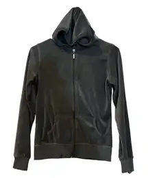 Beta House Size Small Velour‎ Zip Up Jacket