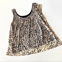 Kookai Animal Print Layered Tank Top