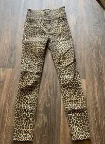 Black Orchid Leopard Jeans