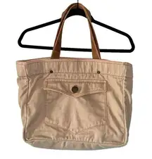 Gap Reversible Tote Bag with Leather Handles