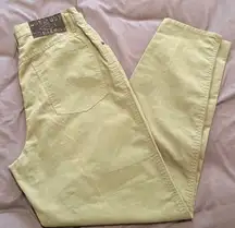 Vintage Bugle Boy Green Pleated Slacks