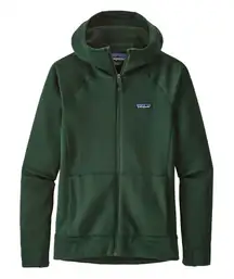 Patagonia Women’s Crosstrek Hoody Jacket Full Zip Thumbholes Polartec in Green M