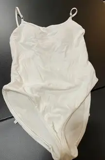 ATHLETA WOMEN WHITE CORTES STRAPPY ONE PIECE SWIMSUIT SIZE XXS