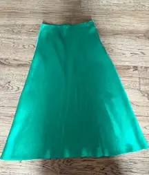 SOLD OUT Slip Satin Midi Skirt 