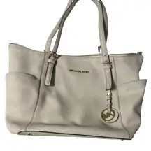Michael Kors light grey Tote Bag