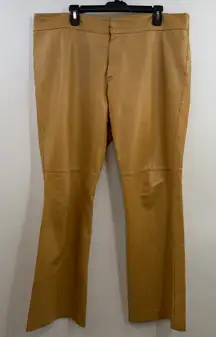 Vintage Y2k Old Navy Collection genuine leather veritable pants plus size 16