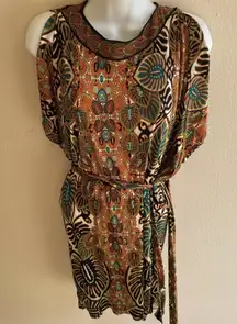 Fuzzi Jean Paul Gautier Dress Tunic Coverup belted M
