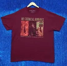 My Chemical Romance IBYMB/YBMYL CD Cover Art Pop-Punk Tee 2X