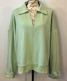 Anthropologie Pilcro Johnny Collar pullover sweatshirt XL
