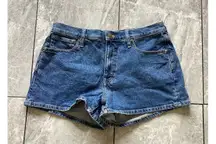 J. Crew High Rise Shorts Cut Off Medium Wash 27