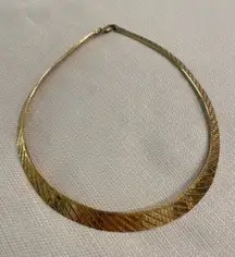 New 18k Gold Over Bronze Necklace 17”