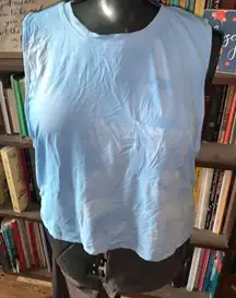 Stitchfix threads for Thoughts tie dye blue XL crop top