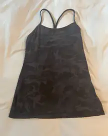 Racerback Tank Top in Black Camo