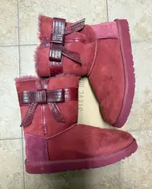 UGG Josette burgundy boots