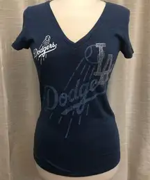 LA Dodgers V-Neck BLING Tee