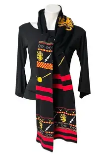 Unisex Hot Topic Harry Potter Gryffindor Fair isle Scarf Warner Broth Bioworld