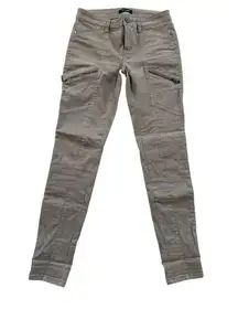 White House | Black Market  The Skinny Taupe Ankle Jeans Size 0