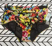 Torrid Floral High-Waisted Floral NWT Bikini Bottoms size 2