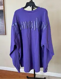 Disneyland Purple Potion Spirit Jersey glitter size  XXL 2X