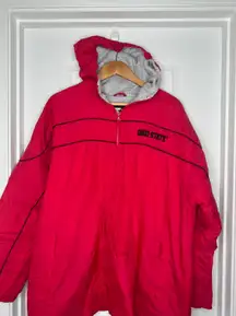 Vintage Ohio State University Puffer Raincoat