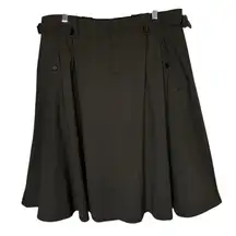 Prada Sport Vintage Wool Blend Skirt in Olive Green size 42