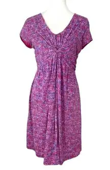 Garnet Hill Garden Womens Dress Purple Pink Size 8