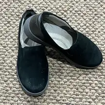 Dansko  Laraine Slip-On Shoes Loafers Black Suede Leather Upper Size 38 EU 7.5-8