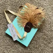 ❤️Handmade❤️feather Flapper Head Band