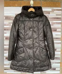 Mackage Puffer Jacket Leather Trim size small
