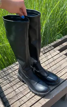 Chunky Heel Lug Boots