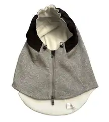 Lululemon  Womens OS Burrow in Snood Funnel Hood Hoodie Balaclava Gray Black