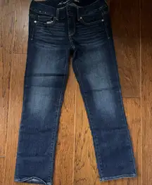 American Eagle Artist Cropped Jeans Womens 4 Regular